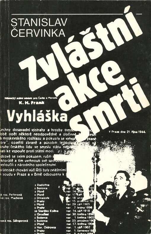 Zvláštní akce smrti: kapitoly z boje studentů proti fašismu