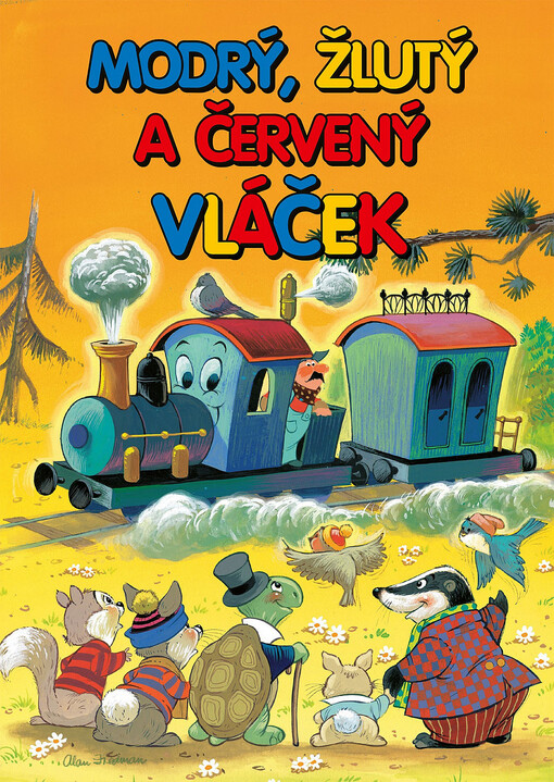 Modrý a žlutý vláček