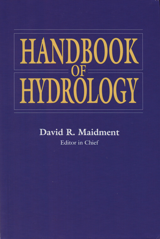 Handbook of hydrology