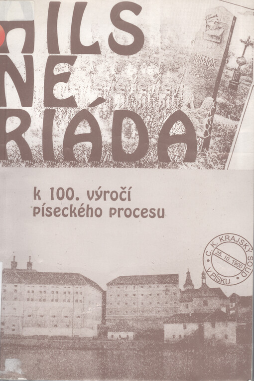 Hilsneriáda: k 100. výročí 1899-1999