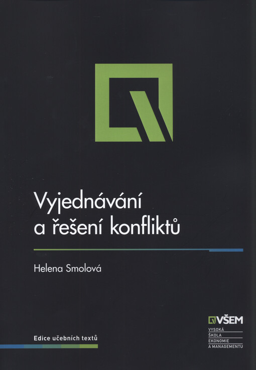 Vyjednávání a řešení konfliktů