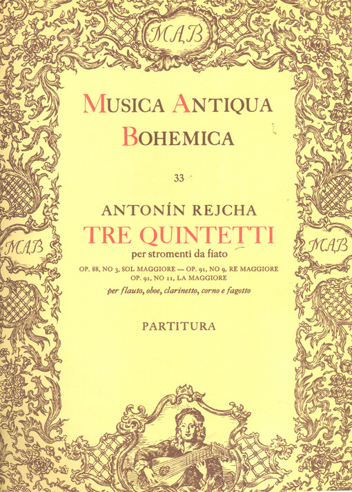 Tre quintetti per stromenti da fiato partitura