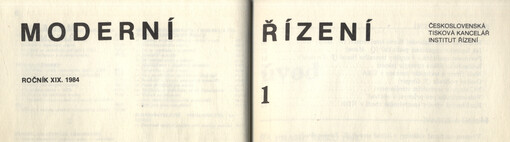Moderní řízení : měsíčník pro vrcholový a střední management, lektory, personalisty i podnikatele