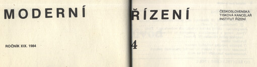 Moderní řízení : měsíčník pro vrcholový a střední management, lektory, personalisty i podnikatele