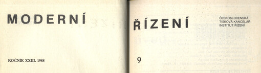 Moderní řízení : měsíčník pro vrcholový a střední management, lektory, personalisty i podnikatele