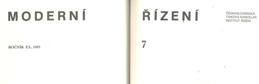 Moderní řízení : měsíčník pro vrcholový a střední management, lektory, personalisty i podnikatele