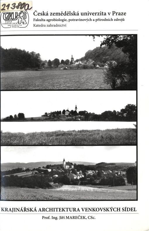 Krajinářská architektura venkovských sídel