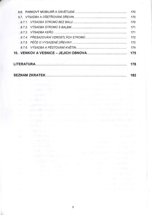 Architektura krajiny a rekreace: architektura a urbanismus krajiny a zeleně