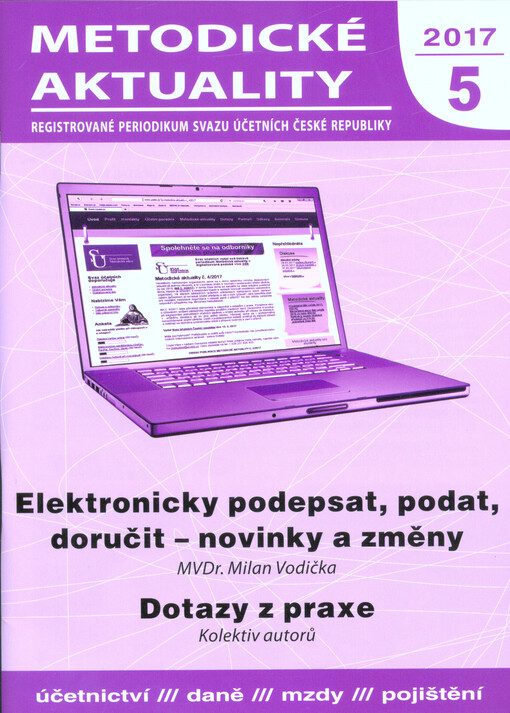 Elektronicky podepsat, podat, doručit - novinky a změny