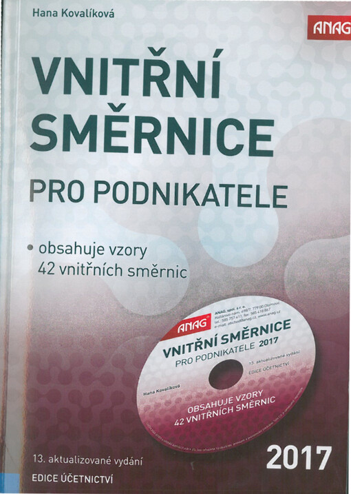 Vnitřní směrnice pro podnikatele 2017