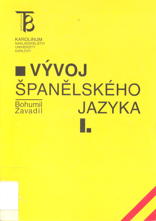 Vývoj španělského jazyka. I.