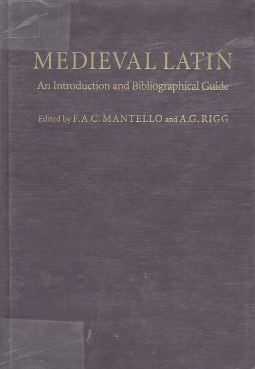 Medieval Latin : an introduction and bibliographical guide