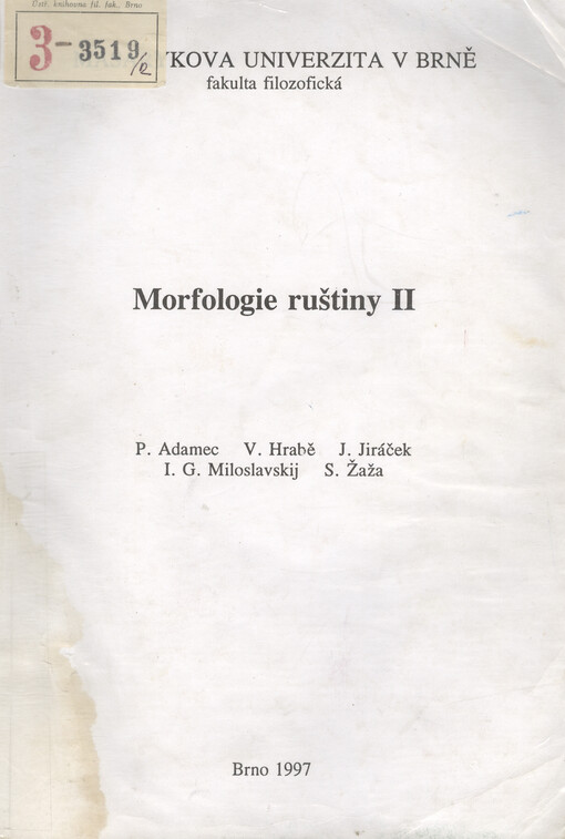 Morfologie ruštiny