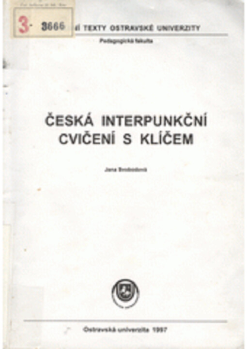 Česká interpunkční cvičení s klíčem