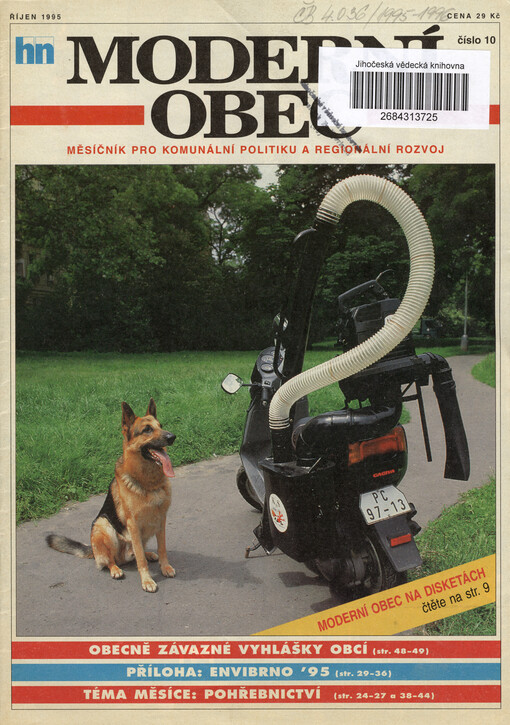 Moderní obec : měsíčník pro komunální politiku a regionální rozvoj