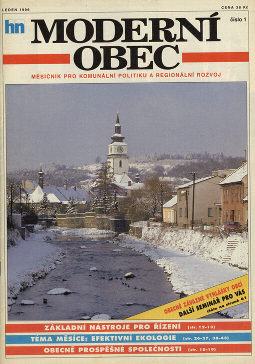 Moderní obec : měsíčník pro komunální politiku a regionální rozvoj