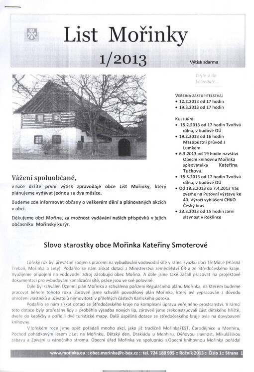 List Mořinky
