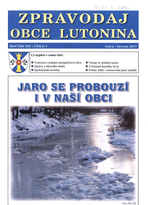Zpravodaj obce Lutonina