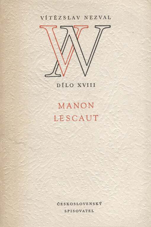 Manon Lescaut :hra o 7 obrazech podle románu abbé Prévosta