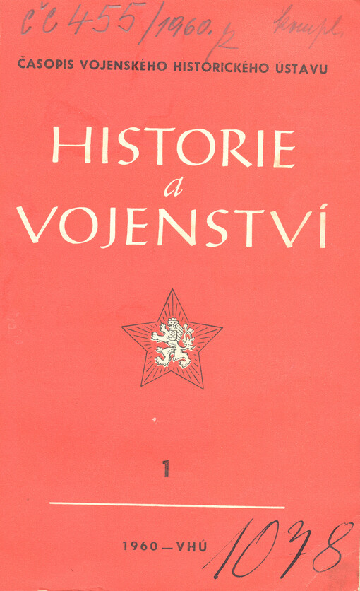 Historie a vojenství : časopis Historického ústavu Armády ČR