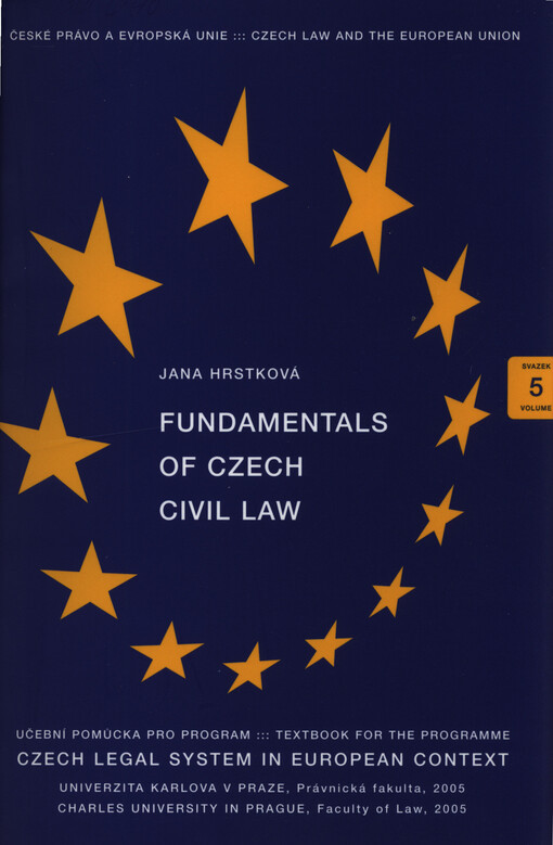 Fundamentals of Czech civil law