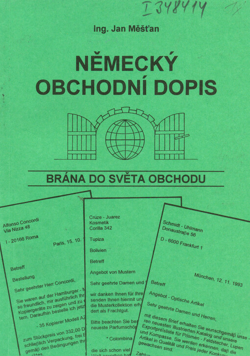 Německý obchodní dopis