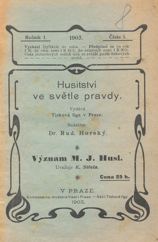 Význam M.J. Husi