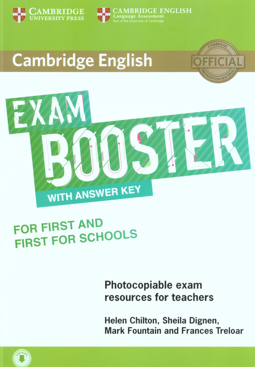 Cambridge English exam booster with answer key : for first and first for schools
