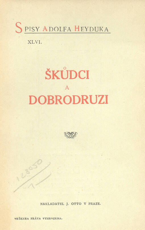 Škůdci a dobrodruzi