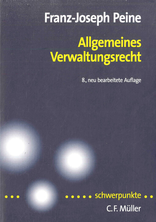 Allgemeines Verwaltungsrecht