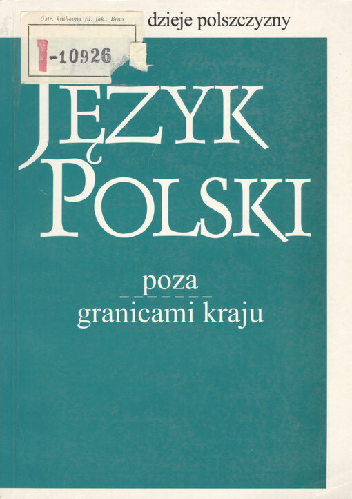 Język polski poza granicami kraju