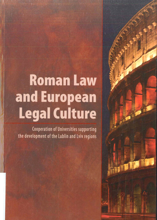 Roman law and European legal culture