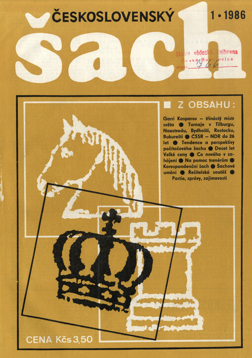 Československý šach : nezávislý časopis českých, moravských, slezských a slovenských šachistů
