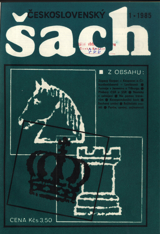 Československý šach : nezávislý časopis českých, moravských, slezských a slovenských šachistů