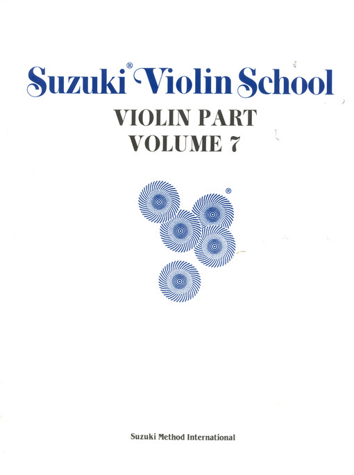 Suzuki Violin Schoolviolin part.Volume 7