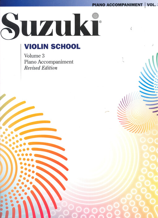 Suzuki Violin School. Volume 3, Piano part