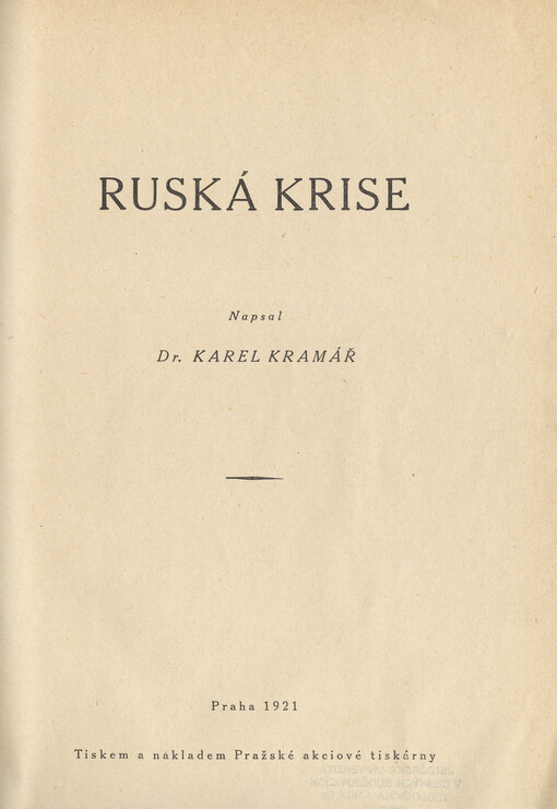 Ruská krise