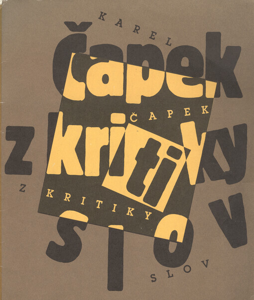 Z kritiky slov: 1890-1938