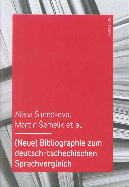 Bibliographie zum deutsch-tschechischen Sprachvergleich