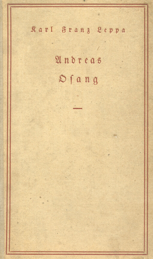 Andreas Osang :Erzählung : 6. - 22. Taus.