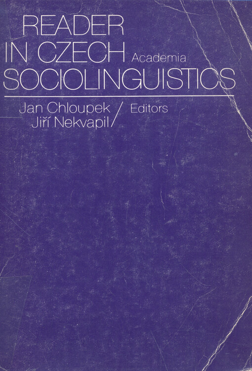 Reader in Czech sociolinguistics