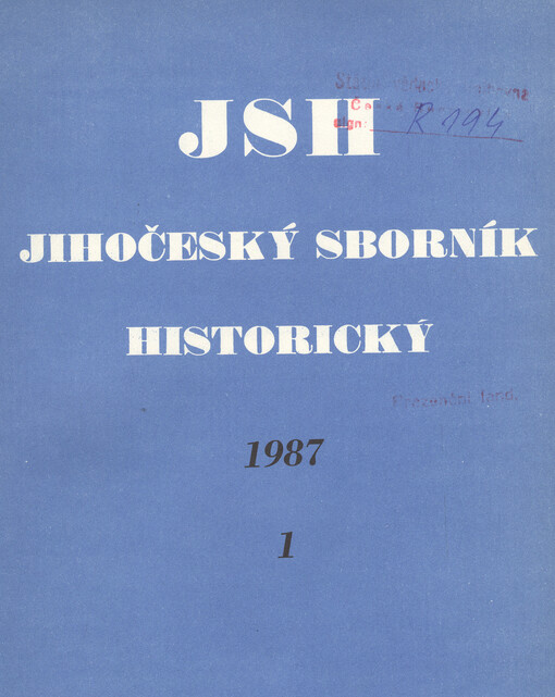 Jihočeský sborník historický
