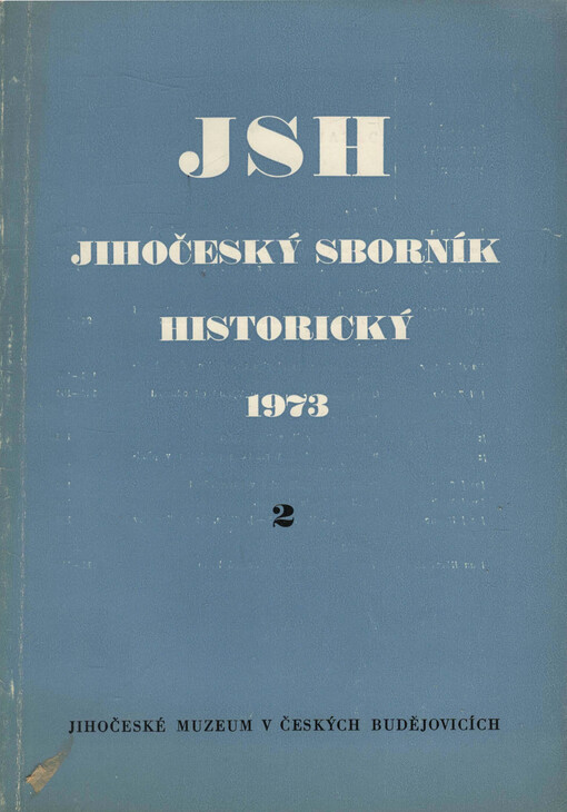 Jihočeský sborník historický