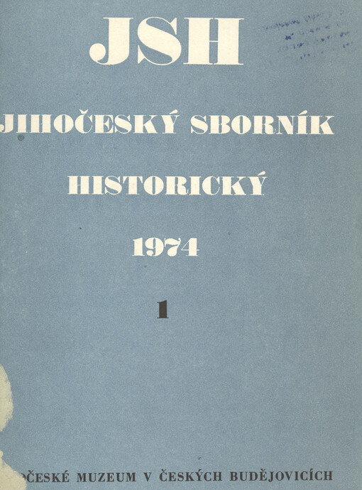 Jihočeský sborník historický