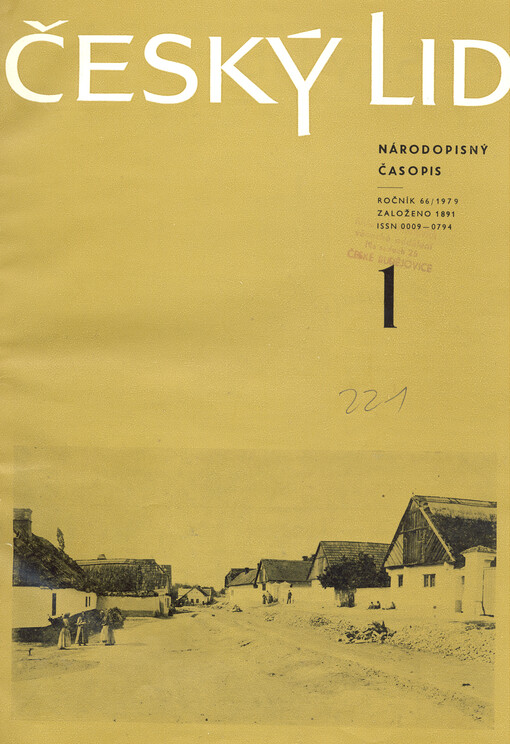 Český lid : sborník věnovaný studiu lidu českého v Čechách, na Moravě, ve Slezsku a na Slovensku
