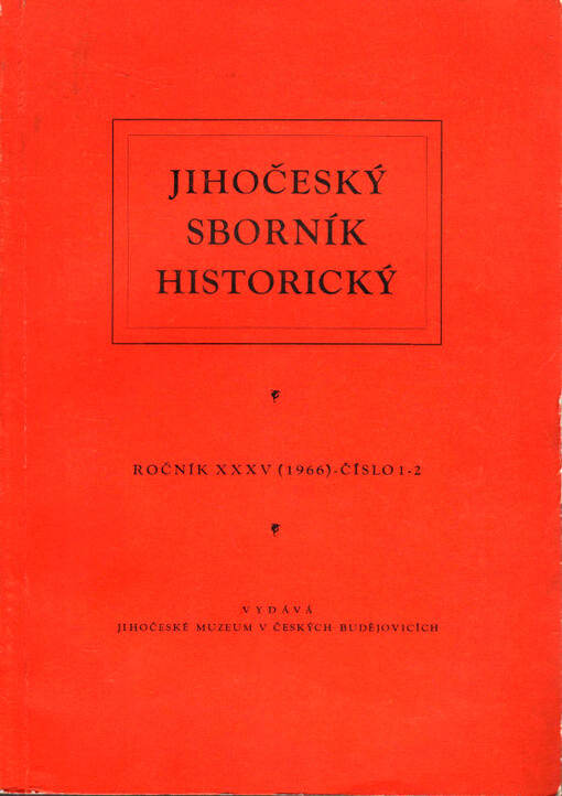 Jihočeský sborník historický