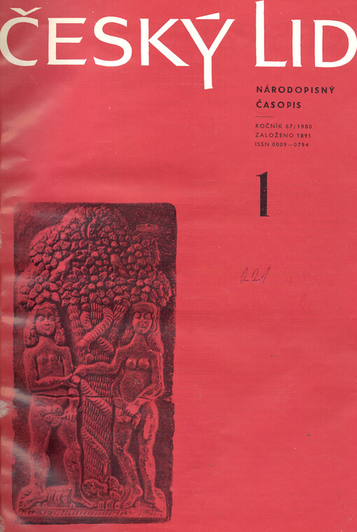 Český lid : sborník věnovaný studiu lidu českého v Čechách, na Moravě, ve Slezsku a na Slovensku