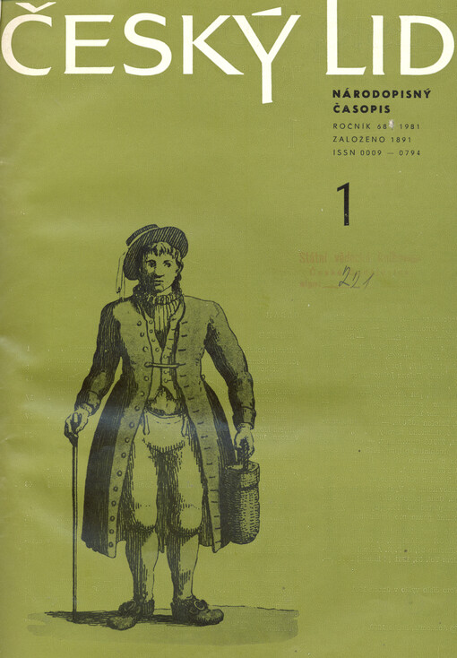 Český lid : sborník věnovaný studiu lidu českého v Čechách, na Moravě, ve Slezsku a na Slovensku