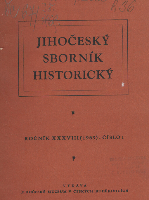 Jihočeský sborník historický