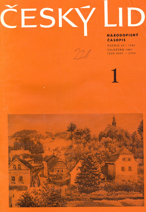 Český lid : sborník věnovaný studiu lidu českého v Čechách, na Moravě, ve Slezsku a na Slovensku
